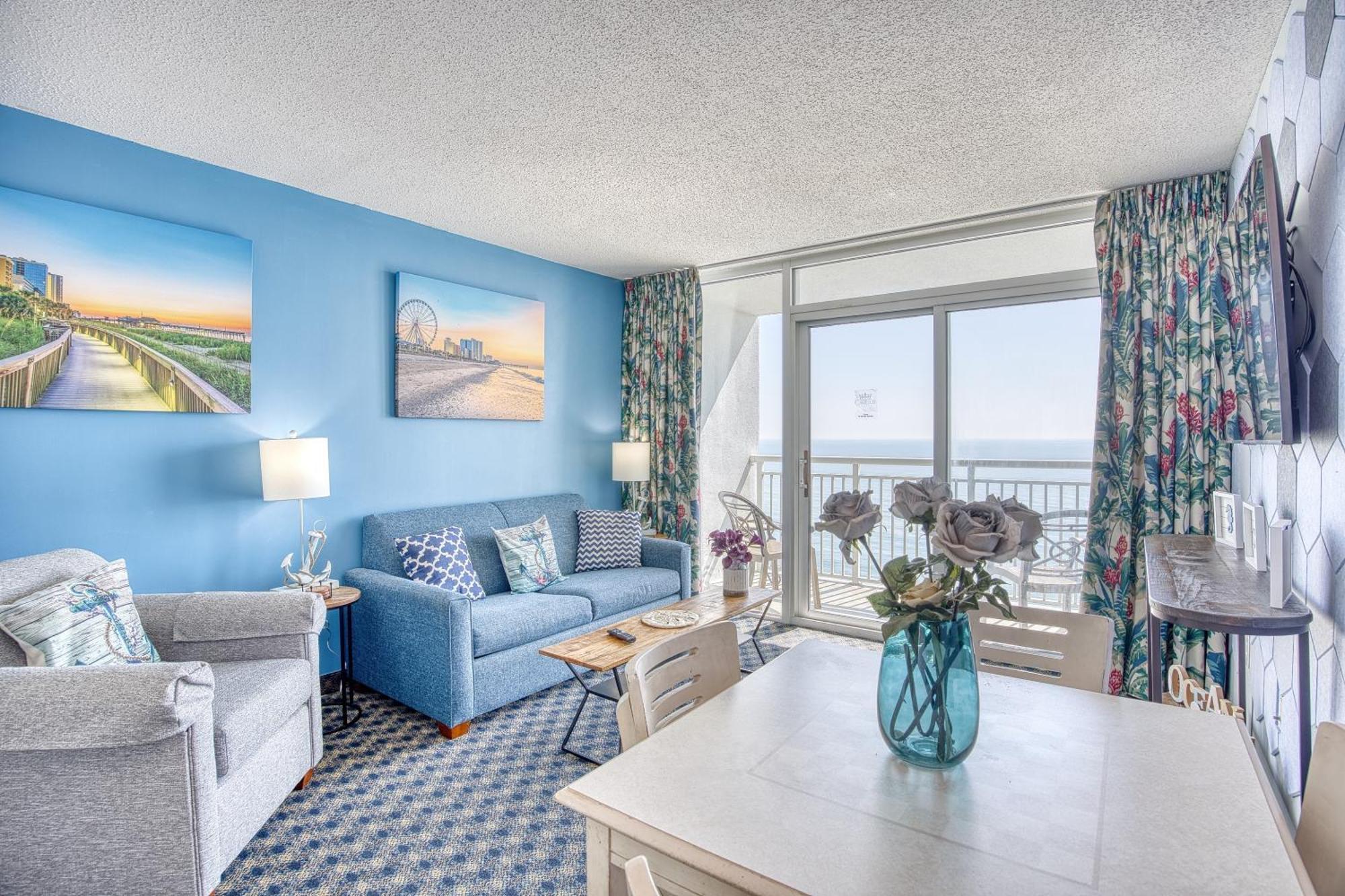 Oceanfront Beach Serenity Stay Myrtle Beach Eksteriør bilde