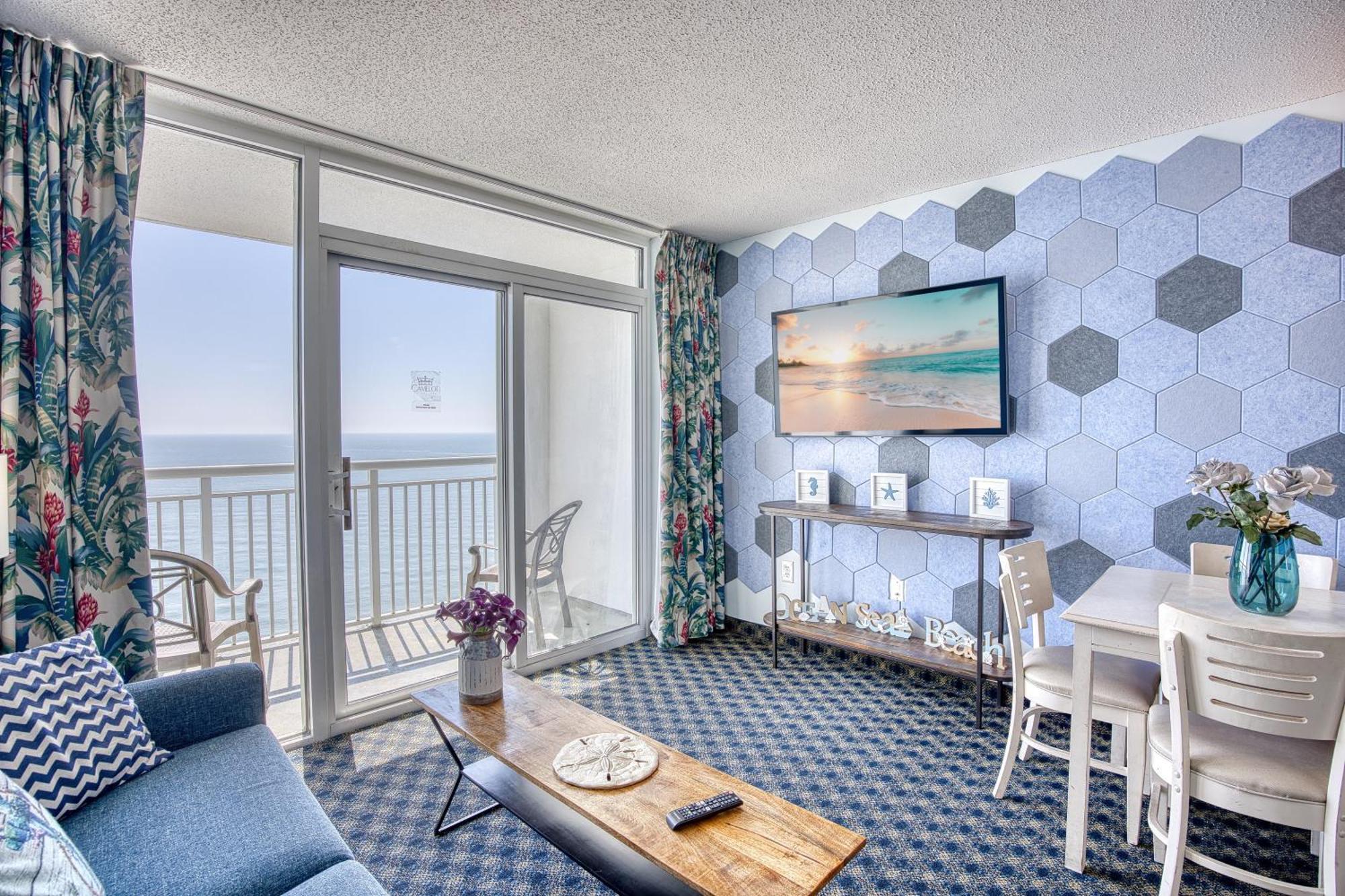 Oceanfront Beach Serenity Stay Myrtle Beach Eksteriør bilde